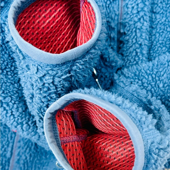 LL Bean Sherpa Zip Up Jacket | Mens Size XL | Blue | Item 500365 - Picture 7 of 8